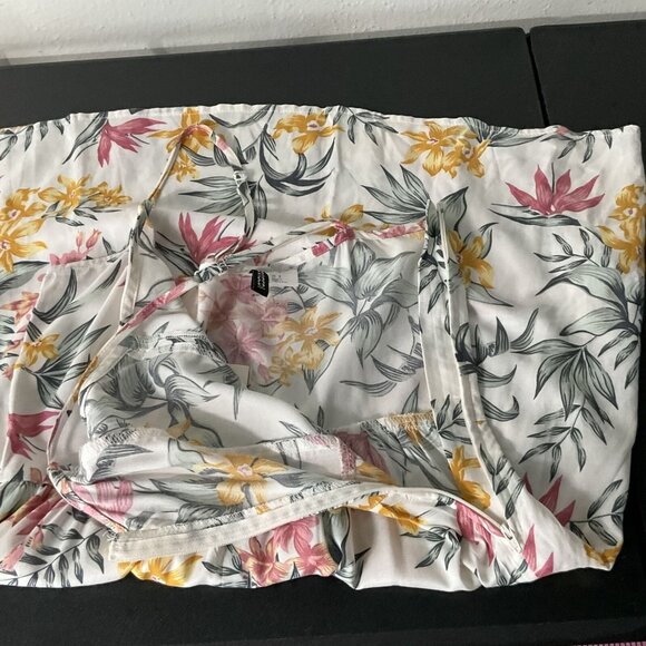 Divided Dress Womens Sz 2 Sundress Floral Zip Feminine Summer Travel Beach‎ - Picture 10 of 13